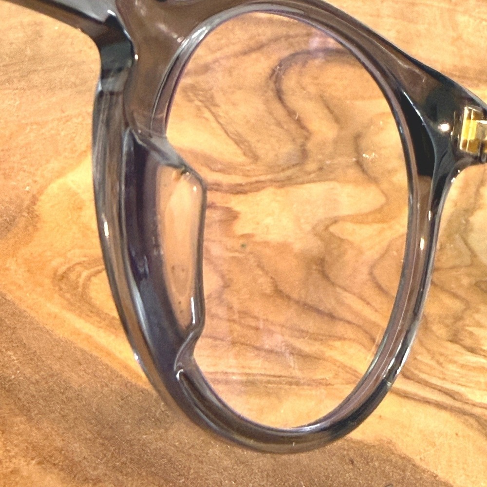 Dunhill DU0059O 003 Round Acetate Eyeglasses Designer Optical Frames Grey 49mm - Picture 7 of 10
